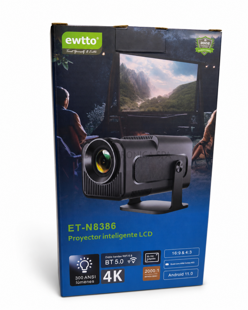 Proyector Inteligente Ewtto ET-N8386