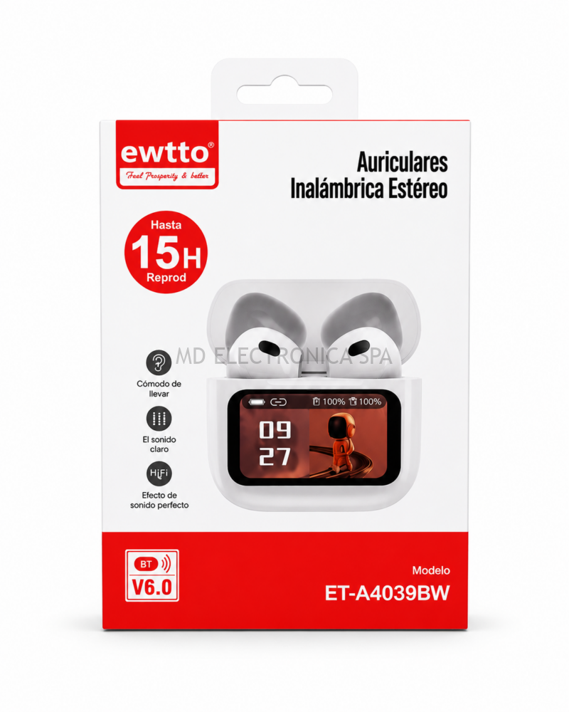 Audífonos Inalámbricos Ewtto