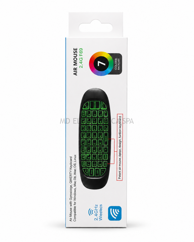 Mini Teclado Inalámbrico Air Mouse F69