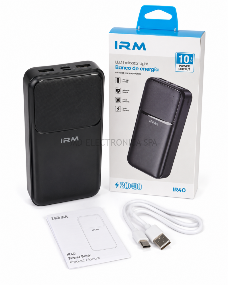 Power Bank IRM IR40 de 20.000 mAh