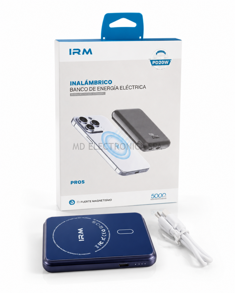 Power Bank Magnético IRM de 5.000 mAh